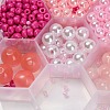 (Defective Closeout Sale)DIY 24 Styles Acrylic & Resin Beads Jewelry Making Finding Kit AC-XCP0001-01-2