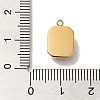 304 Stainless Steel Glass Pendants X-STAS-L022-062G-06-3