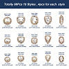 Yilisi 60Pcs 15 Style Sew on Rhinestone RGLA-YS0001-02-2