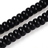 Opaque Spray Painted Glass Beads GLAA-ZX008-8mm-18F-1
