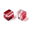 Baking Paint Transparent Glass Beads LS-DGLA-N005-01A-09-3