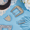 Belt Zinc Alloy Buckle Sets FIND-GF0009-34-4