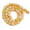 Handmade Lampwork Beads Strand LAMP-B056-8mm-09-3