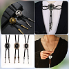 14Pcs 7 Colors Alloy Cord Ends FIND-GF0007-11-5