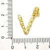 Rack Plating Brass Micro Pave Cubic Zirconia European Dangle Charms KK-L210-015G-V-3