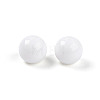 Opaque Solid Color Glass Beads X1-GLAA-N007-6mm-A02-4
