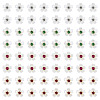 80Pcs Plastic Cabochons KY-TADJ0001-10-2