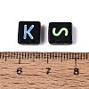 Opaque Acrylic Enamel Beads SACR-Q001-18A-4