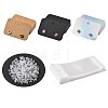 90Pcs 3 Colors Paper Jewelry Display Cards for Earring CDIS-FS0001-30-1