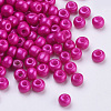 Baking Paint Glass Seed Beads SEED-Q025-3mm-L13-2