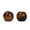 Natural Tiger Eye European Beads G-R488-01J-4