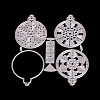 Snowflake Frame Carbon Steel Cutting Dies Stencils DIY-F036-11-3