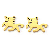 PVD Vacuum Plating 304 Stainless Steel Charms LS-STAS-N092-94G-2