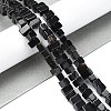Natural Black Onyx Beads Strands G-C135-O01-01-2