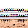 Electroplated Synthetic Non-magnetic Hematite Beads Strands G-T139-61F-4