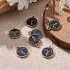 Alloy Enamel Pendants ENAM-S124-01B-08A-4