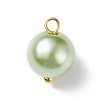 Glass Pearl Pendants PALLOY-JF01880-03-2