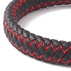 Leather Braided Cord Bracelets X-BJEW-E345-07-B-3