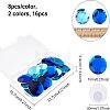 Fingerinspire 16Pcs 2 Colors Extra Large Jewelry Sticker TACR-FG0001-14-2