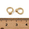 Brass Bead Cap Pendant Bails KK-D106-08G-3