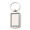 Rotatable Alloy Blank Keychain Cabochon Settings KEYC-F041-03P-1