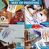 MAYJOYDIY US 1 Set PET Hollow Out Drawing Painting Stencils DIY-MA0005-26-6