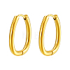 Stylish Stainless Steel Oval Hoop Earrings YV3043-2-1