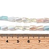 Electroplate Glass Beads EGLA-D300-01A-06-4