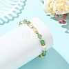 Natural Green Aventurine & Heated Citrine Non-magnetic Synthetic Hematite & Shell Pearl Beaded Bracelets for Women BJEW-JB13895-03-2