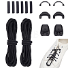Polyester Quick Release Shoelace Kits DIY-WH0786-63-1