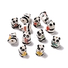 Handmade Printed Porcelain Beads PORC-G007-01-1