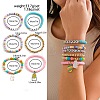 6Pcs 6 Styles Acrylic & CCB Plastic & Polymer Clay Bead Bracelets FS-WG62275-06-1