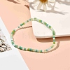 Faceted Round Glass Beads Stretch Bracelet for Teen Girl Women BJEW-JB07072-01-4