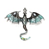 Alloy Rhinestone Big Pendants X-FIND-I060-01AS-04-1