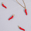 10Pcs Brass Enamel Pendants KK-BBC0019-48A-7