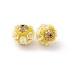 Handmade Resin Indonesia Round Beads IPDL-P005-23KCG-02-2