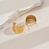 C-Shaped Stainless Steel Stud Earrings JF2048-5