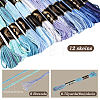 6-Ply Polyester Embroidery Floss OCOR-WH20074-15M-2