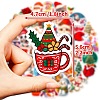 50Pcs Christmas Theme Cartoon Paper Stickers DIY-P085-12-4