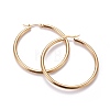 201 Stainless Steel Big Hoop Earrings EJEW-F205-14G-B-1