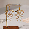 304 Stainless Steel Dangle Earrings WG624B0-03-1