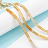 Natural Topaz Jade Beads Strands G-F247-44-2