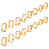 Unicraftale 16Pcs 8 Size 201 Stainless Steel Grooved Finger Ring for Men Women RJEW-UN0002-37-9