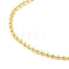 Brass Ball Chain Necklaces NJEW-B119-06G-3