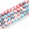 Baking Painted Glass Beads Strands DGLA-N003-4mm-C03-1