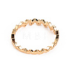Brass Micro Pave Clear Cubic Zirconia Finger Rings KK-S360-071-NF-2