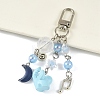 Alloy & Acrylic & Resin Pendant Decorations HJEW-YW00335-01-1