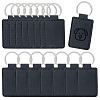 16Pcs Rectangle PU Leather Keychains KEYC-DC0001-45A-1