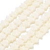 Synthetic Coral Dyed Carved Beads BSHE-H114-02B-1