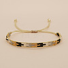 Colorful Glass Seed Bead Braided Bracelets for Women QJ1437-1-2